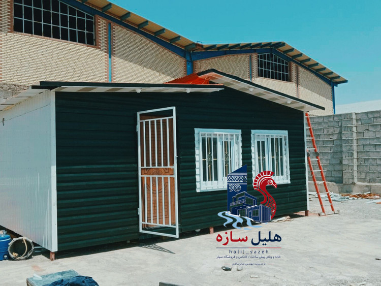 کانکس طرح ویلا ۲۴ متری نما سایدینگ